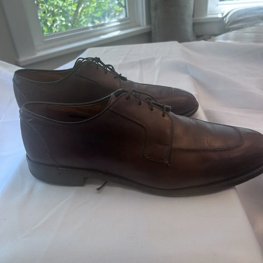 Allen Edmonds Hancock Brown Leather Men 13C Classic Old Money Professional